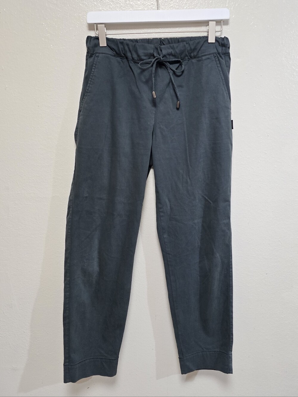 MaxMara Leisure High Waisted Cotton Pull-on Pants Size Medium